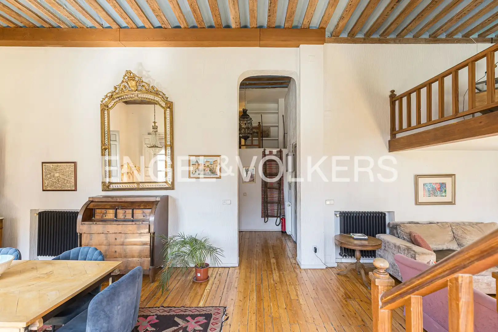 Wohnzimmer von Wohnung zur Miete in Madrid mit Klimaanlage, Heizung und Abstellraum