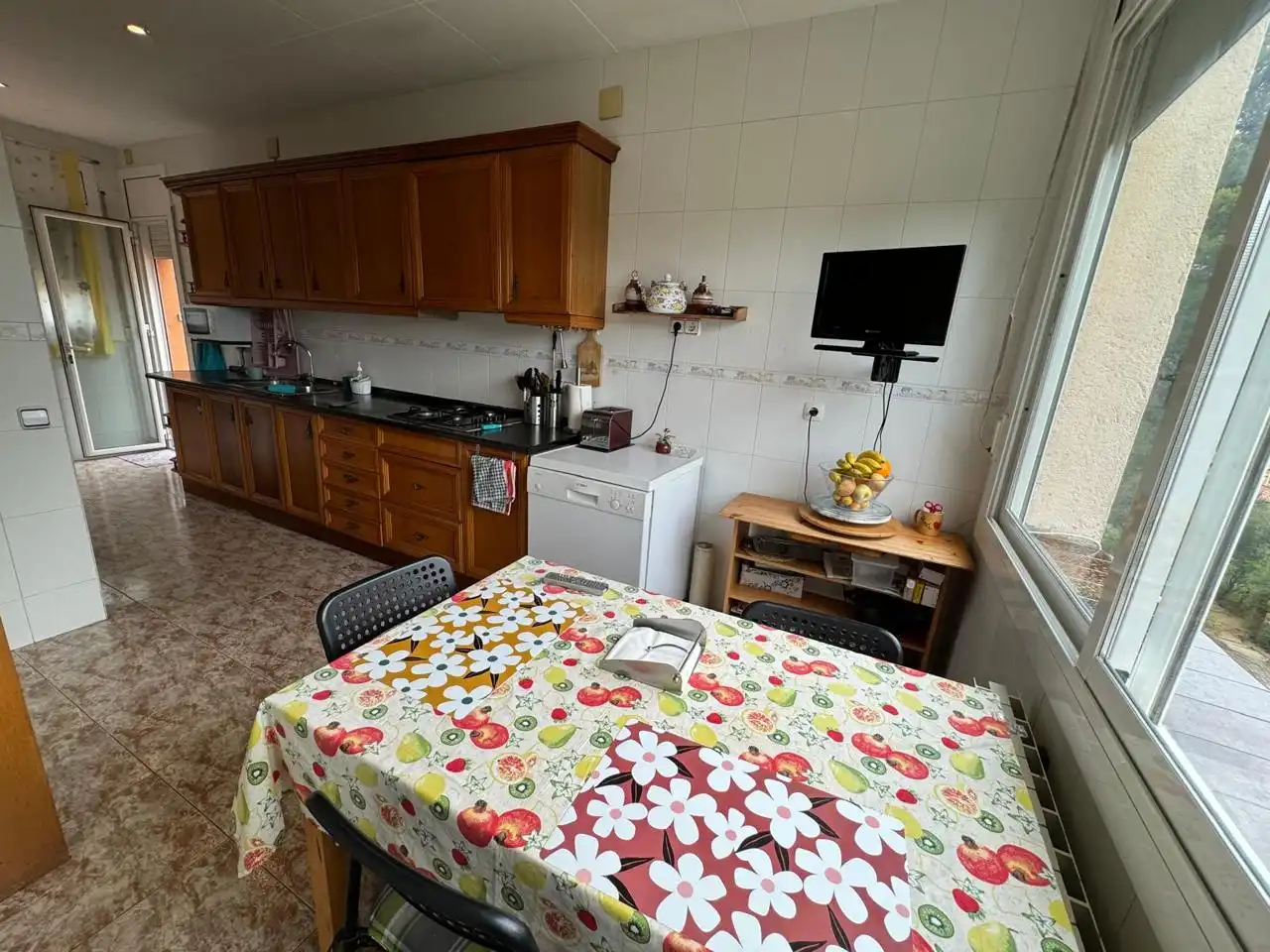 Cocina de Finca rústica en venta en Sant Fost de Campsentelles con Calefacción, Jardín privado y Parquet