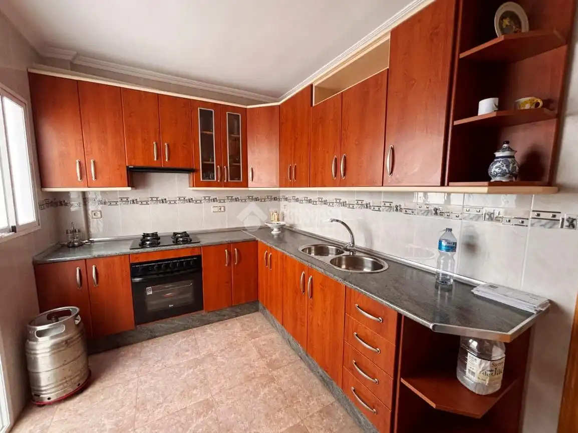 Kitchen of Flat for sale in Jódar  with Terrace and Storage room
