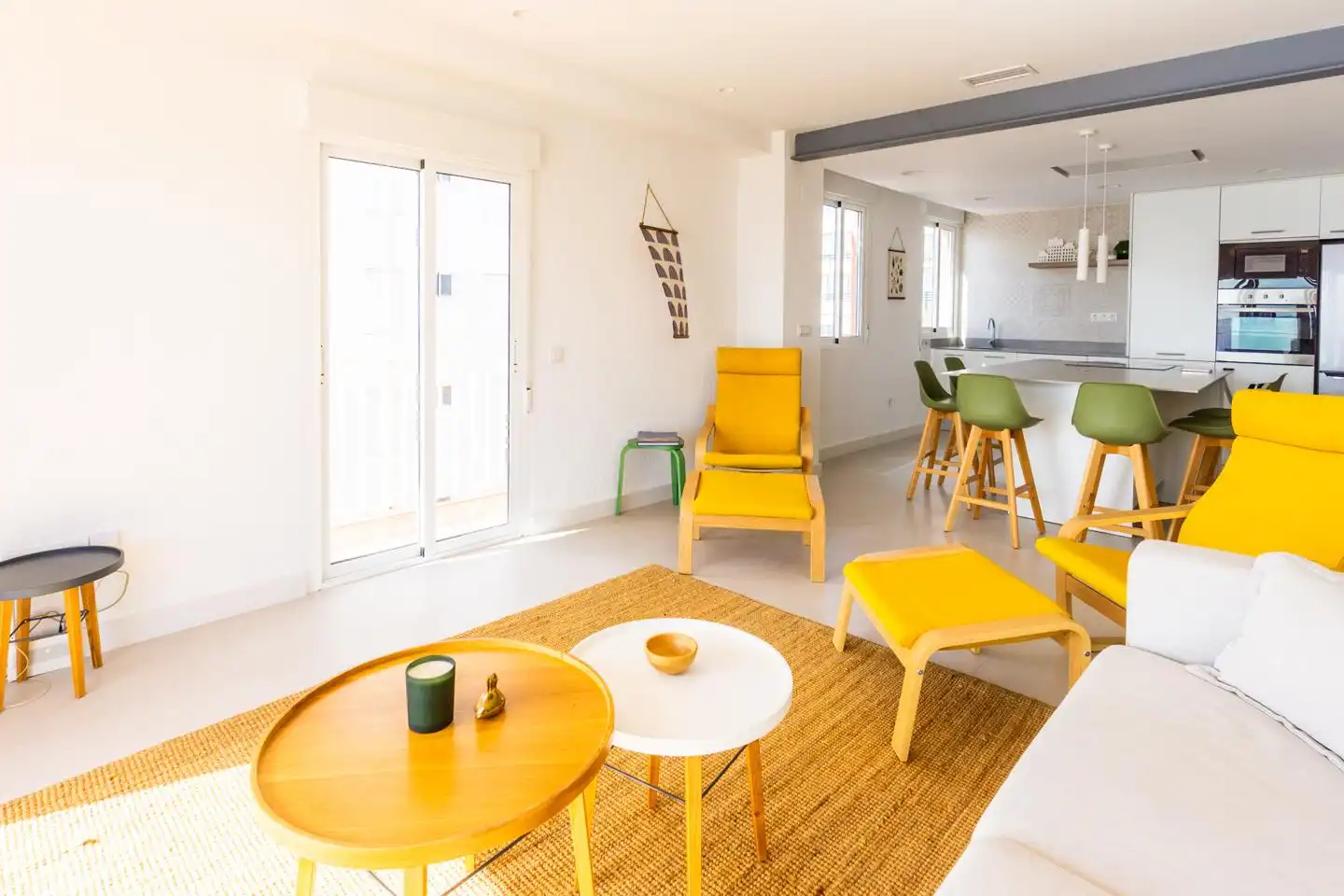 Wohnzimmer von Wohnung zum Verkauf in Santa Pola mit Klimaanlage und Terrasse