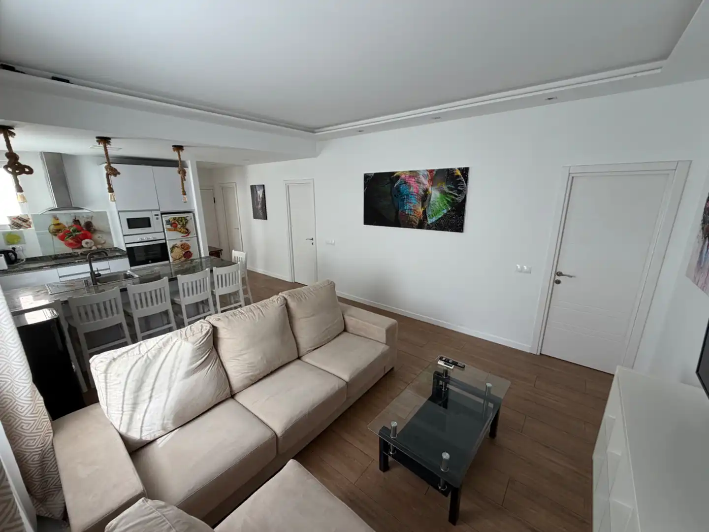 Sala de estar de Piso de alquiler en Málaga con Aire acondicionado, Calefacción y Amueblado