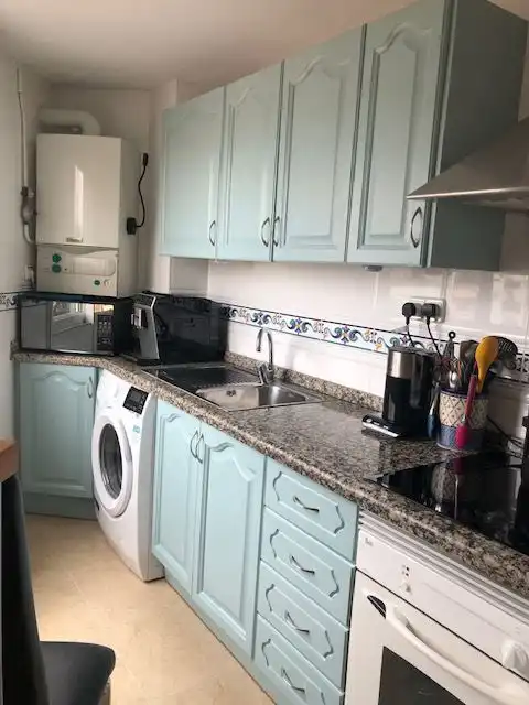 Cuina de Apartament en venda en Calpe / Calp amb Aire condicionat, Calefacció i Terrassa