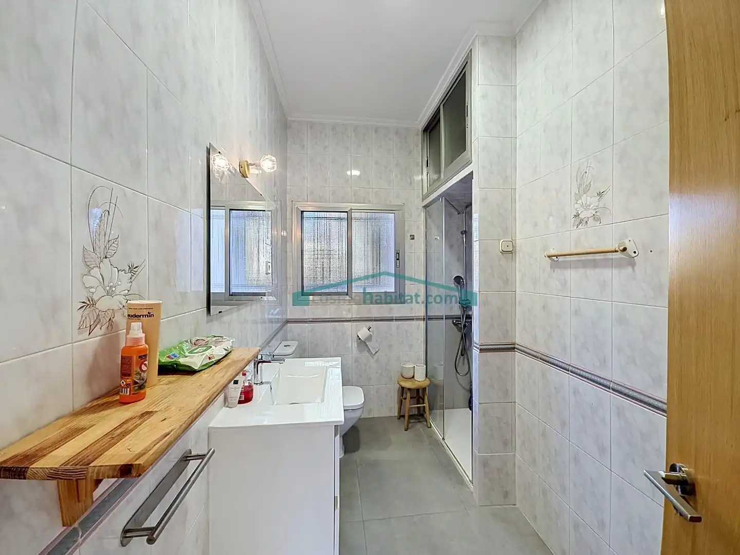 Badezimmer von Haus oder Chalet zur Miete in Paterna mit Heizung, Privatgarten und Terrasse