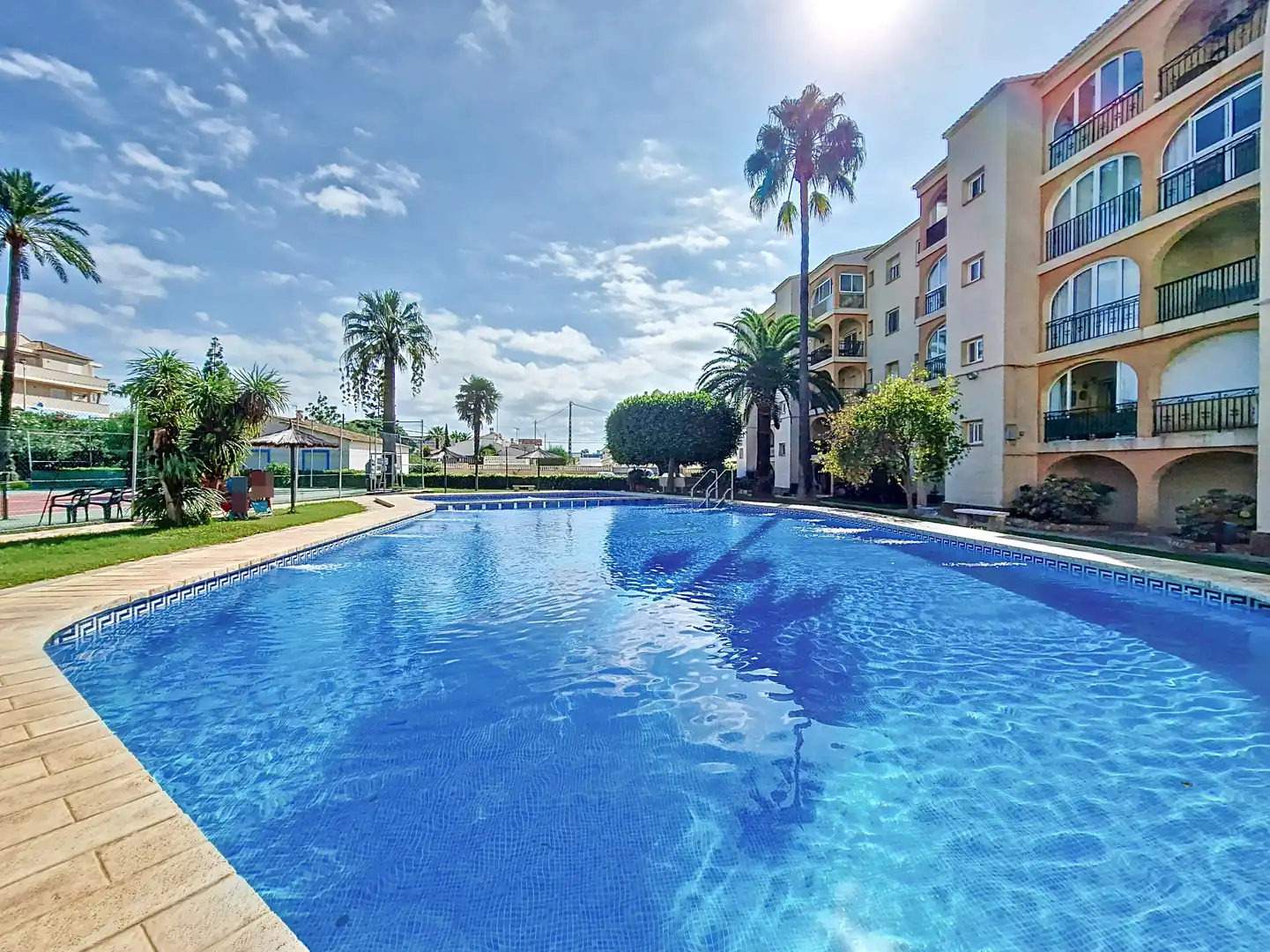 Swimming pool of Apartments for sale in Dénia  with Furnished, Oven and Washing machine