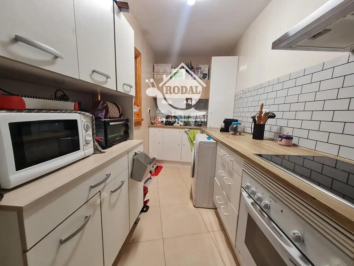 Küche von Wohnung zum Verkauf in Huércal de Almería mit Klimaanlage, Heizung und Terrasse