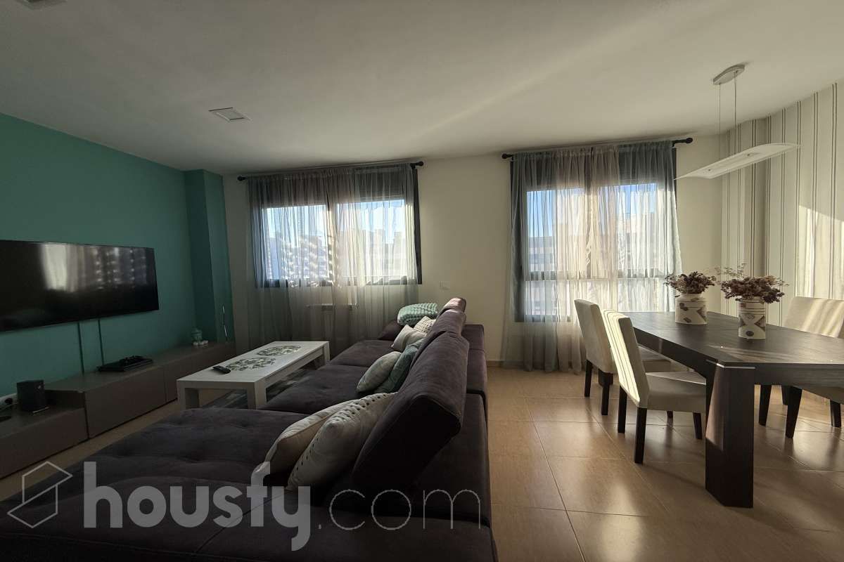 Living room of Flat to rent in Getafe  with Air Conditioner and Furnished