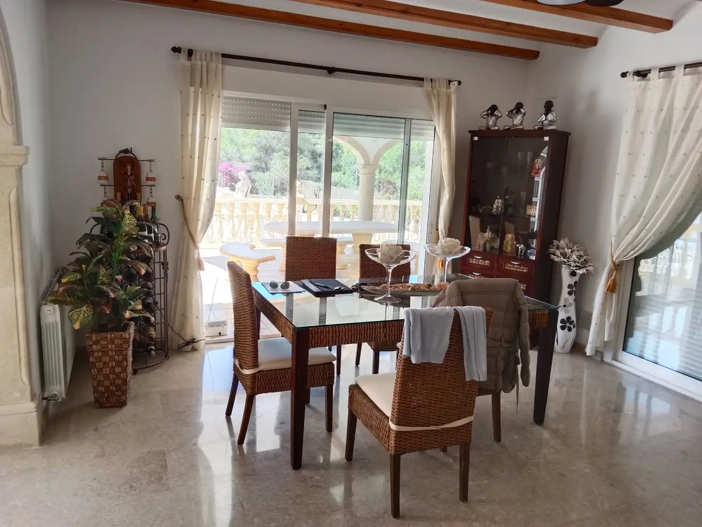 Dining room of Houses for sale in Jávea / Xàbia  with Air Conditioner, Heating and Terrace