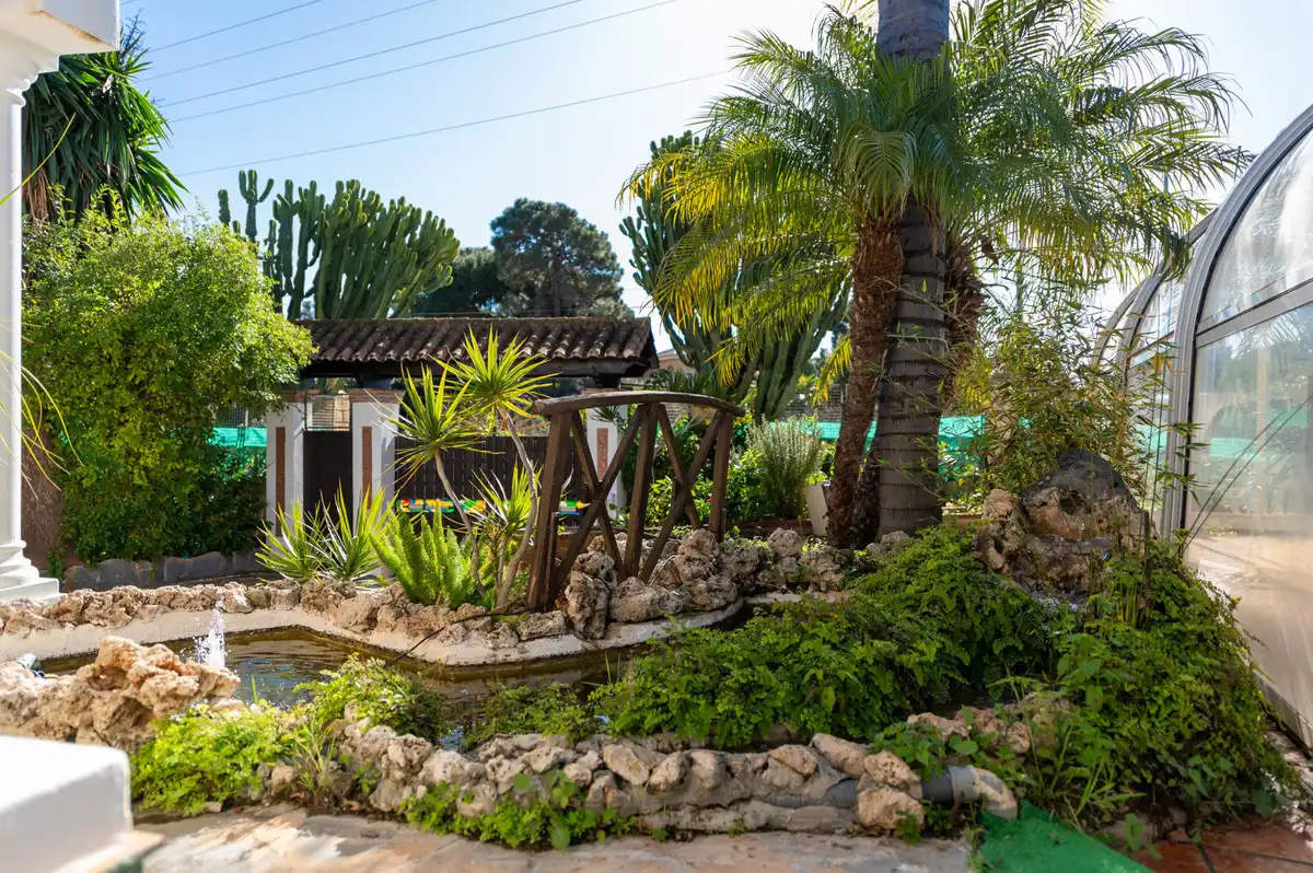 Jardín de Casa adosada en venta en Marbella con Aire acondicionado y Terraza
