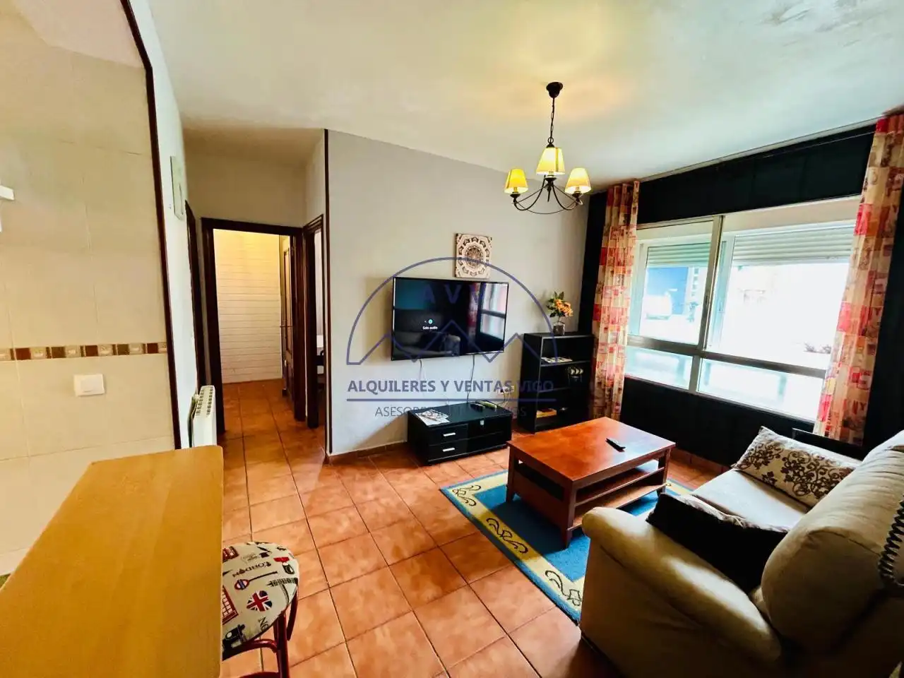 Wohnzimmer von Wohnung zum Verkauf in Vigo  mit Heizung und Möbliert