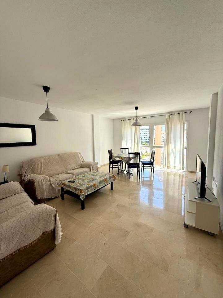 Living room of Flat to rent in Málaga Capital  with Air Conditioner, Furnished and Balcony