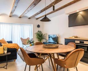 Dining room of Flat to rent in Terrassa  with Air Conditioner, Furnished and Pets allowed