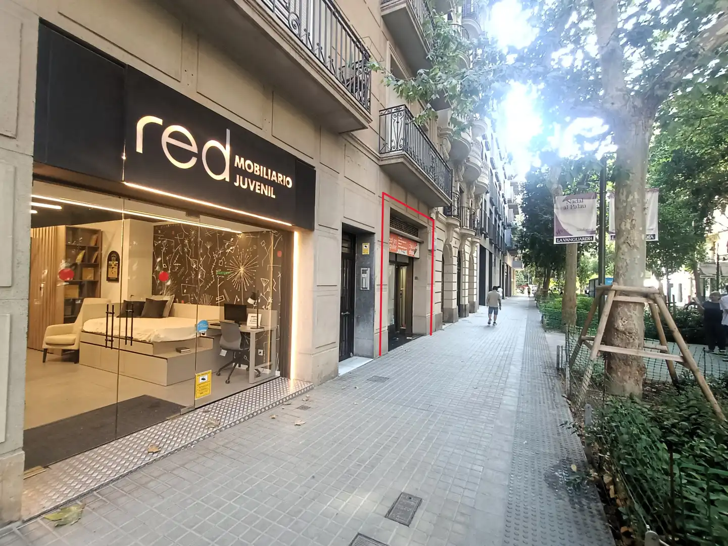 Vista exterior de Local de lloguer en Barcelona