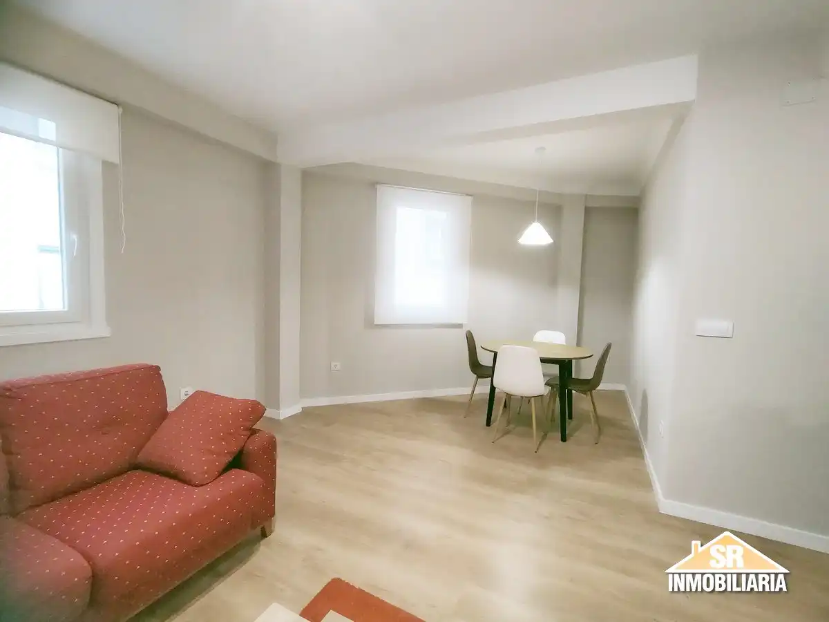 Sala d'estar de Pis de lloguer en A Coruña Capital  amb Calefacció, Moblat i Forn
