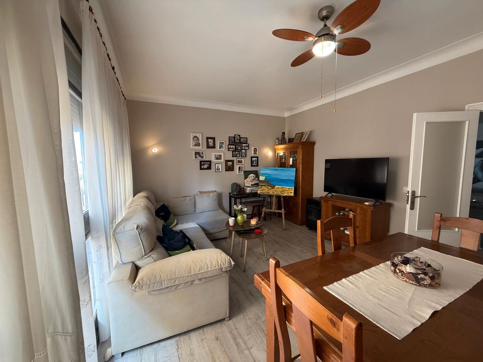 Sala de estar de Piso en venta en  Palma de Mallorca con Aire acondicionado, Amueblado y Balcón