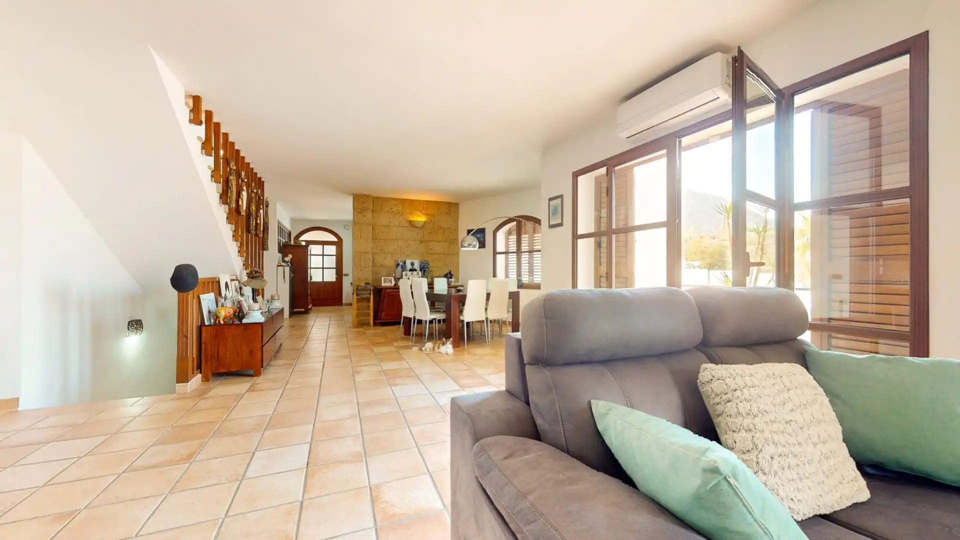 Sala de estar de Casa o chalet en venta en Mojácar con Calefacción, Jardín privado y Terraza