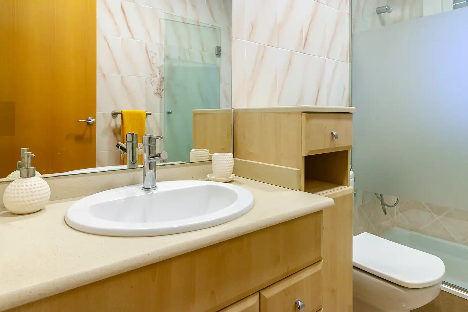 Bathroom of Houses for sale in Piera  with Heating, Private garden and Parquet flooring