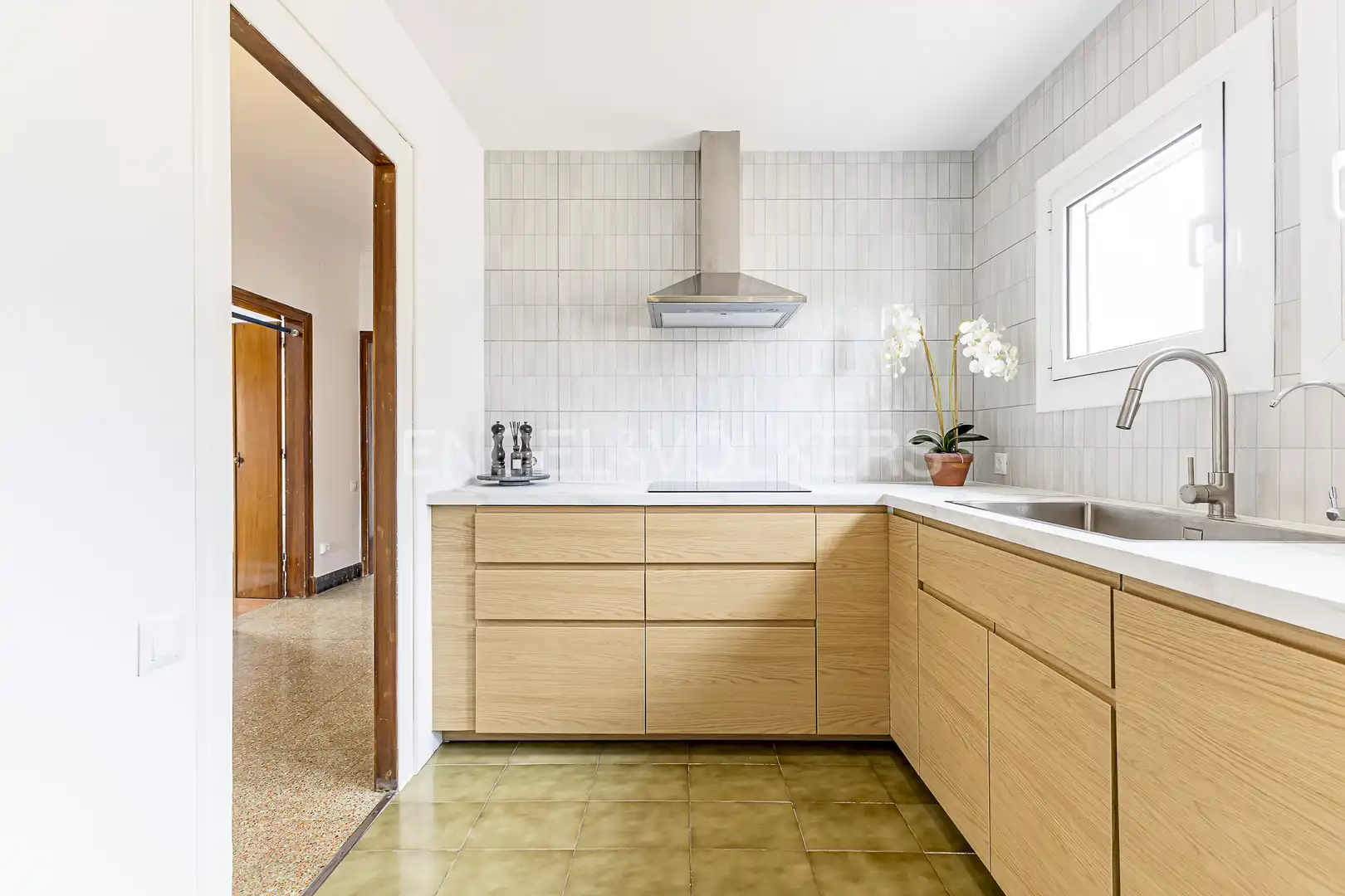 Kitchen of Flat for rent in Castelldefels  with Air Conditioner, Heating and Private garden