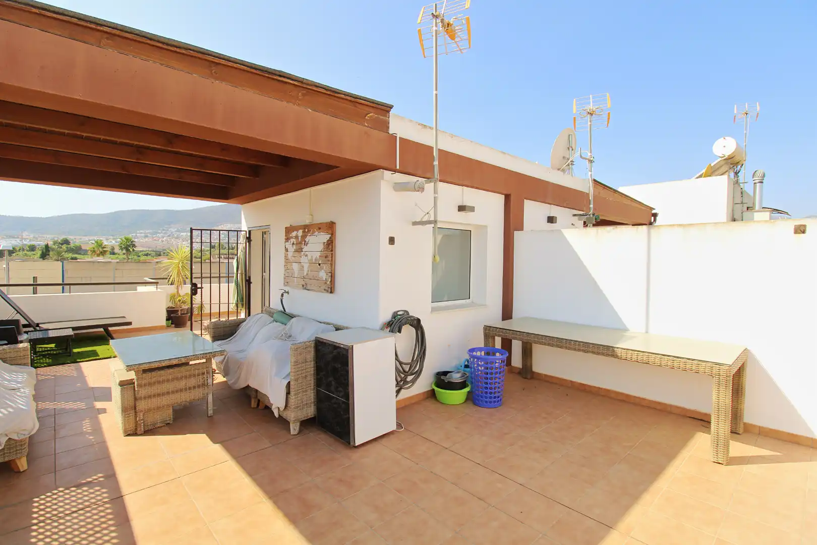 Terraza de Casa adosada en venta en Alhaurín de la Torre con Aire acondicionado, Jardín privado y Terraza