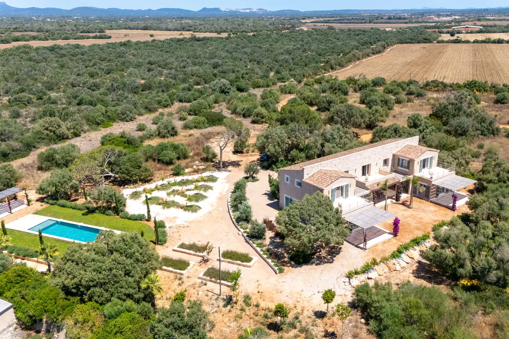 Jardín de Finca rústica en venta en Campos del Río con Aire acondicionado, Calefacción y Terraza