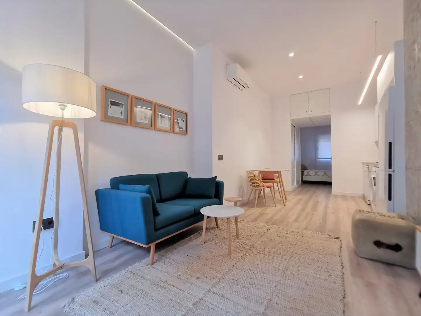 Wohnzimmer von Wohnungen zur Miete in Madrid mit Klimaanlage