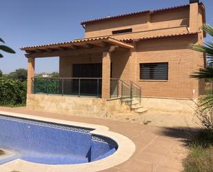 Swimming pool of House or chalet for sale in Banyeres del Penedès  with Air Conditioner, Terrace and Swimming Pool