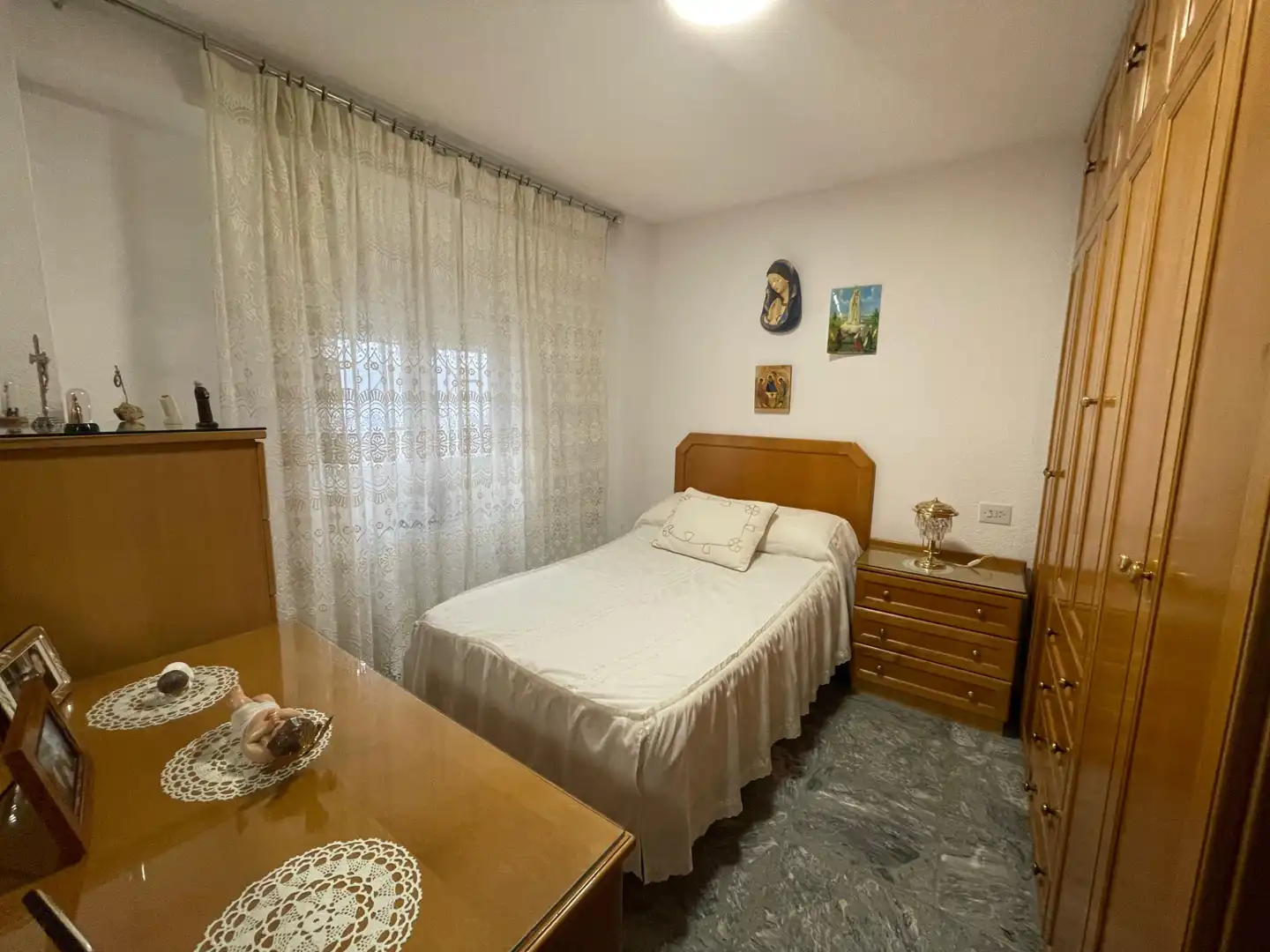 Bedroom of Flat for sale in Güéjar Sierra  with Air Conditioner and Furnished