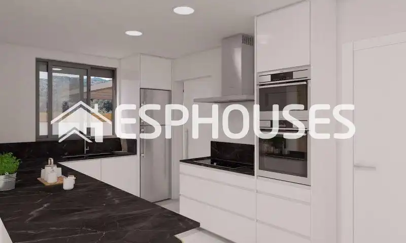 Kitchen of Houses for sale in Aspe  with Air Conditioner, Swimming Pool and Balcony