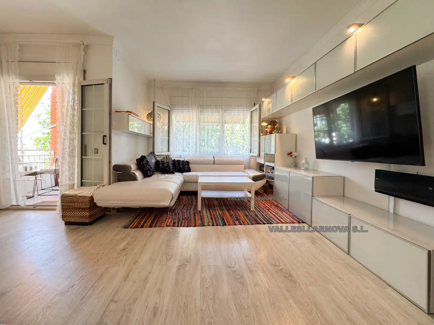 Living room of Houses for sale in Parets del Vallès  with Heating, Private garden and Parquet flooring