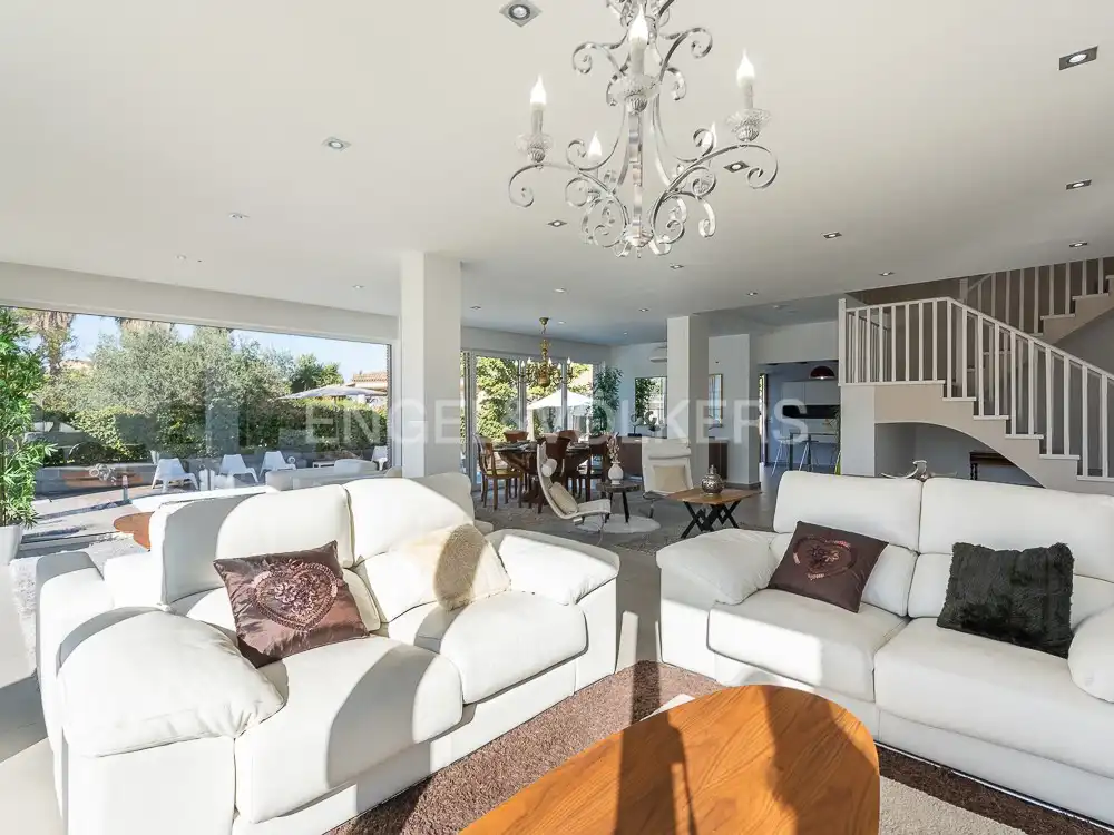 Living room of Houses for rent in Bétera  with Air Conditioner, Heating and Private garden