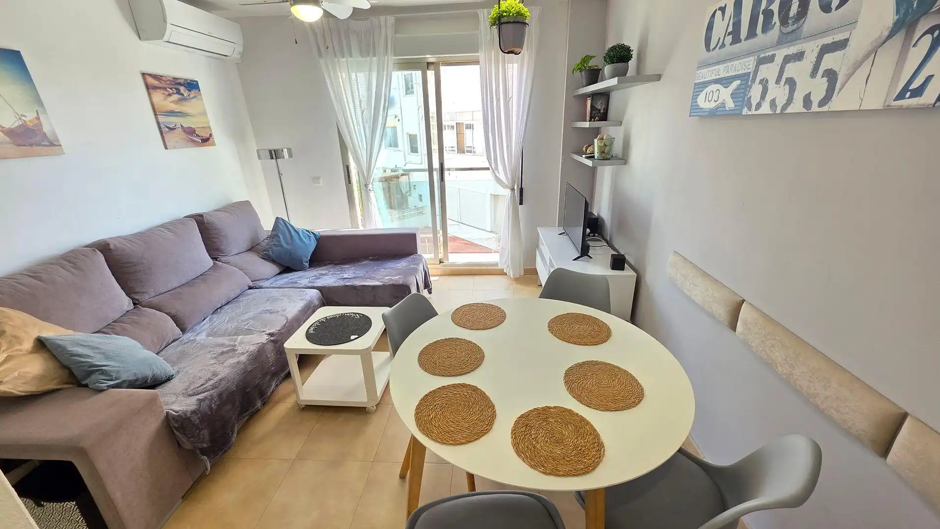 Sala de estar de Piso en venta en Grau de Gandia - Venecia - Marenys de Rafalcaid
