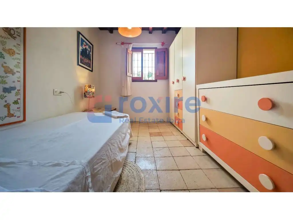 Bedroom of Country homes for rent in Sant Josep de sa Talaia  with Air Conditioner, Private garden and Terrace