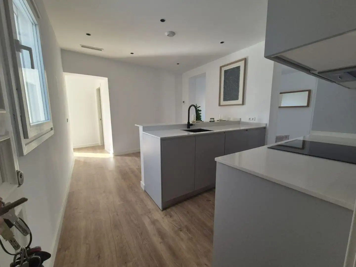 Cocina de Piso en venta en  Madrid Capital con Aire acondicionado y Terraza