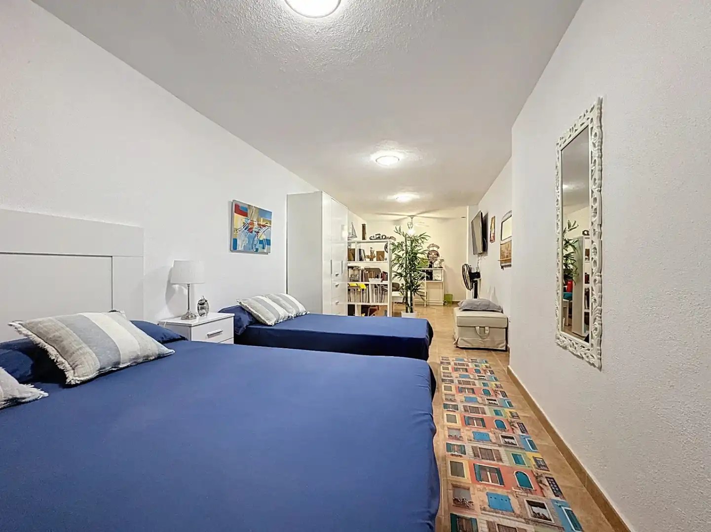 Dormitori de Casa adosada en venda en L'Alfàs del Pi amb Aire condicionat, Jardí privat i Terrassa