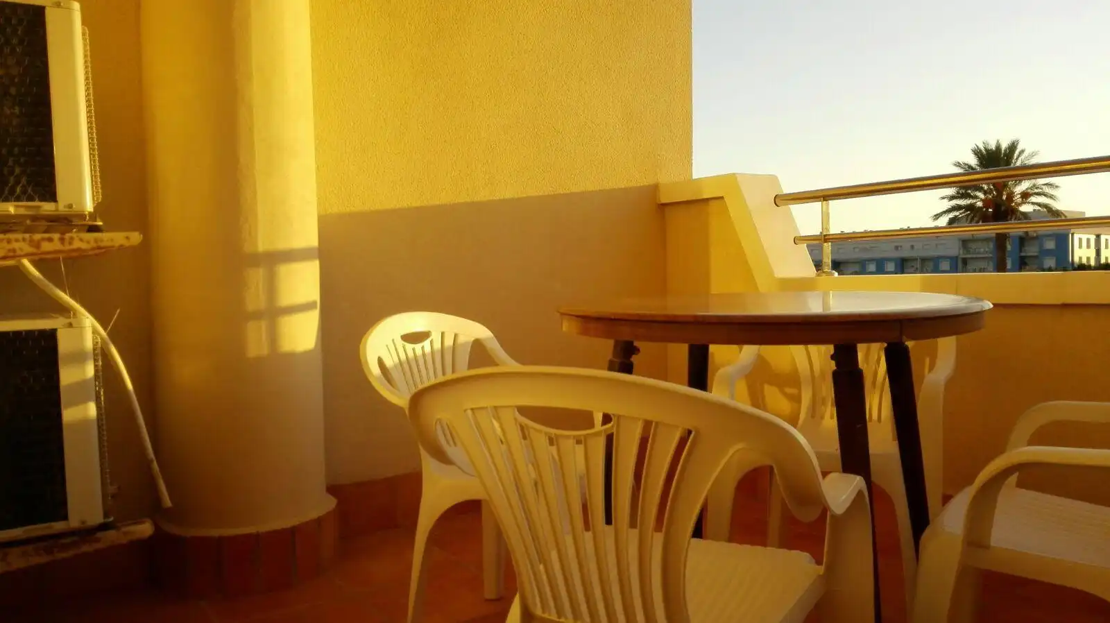 Terraza de Piso de alquiler en Roquetas de Mar con Aire acondicionado, Calefacción y Terraza
