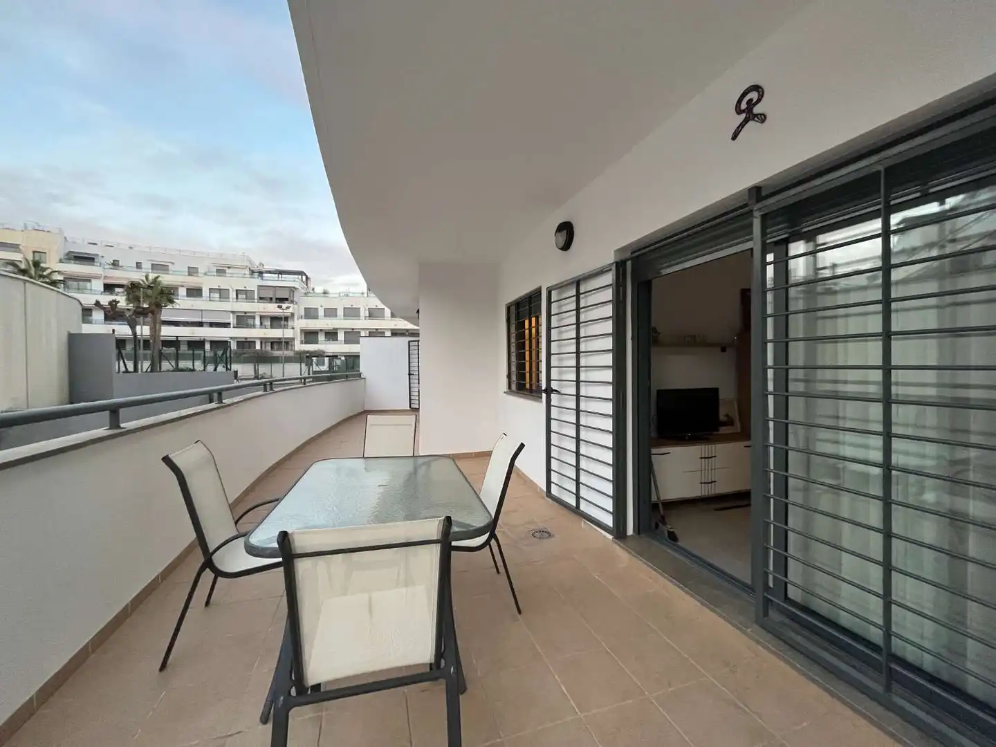 Terrasse von Wohnungen zur Miete in Garrucha mit Klimaanlage, Heizung und Terrasse