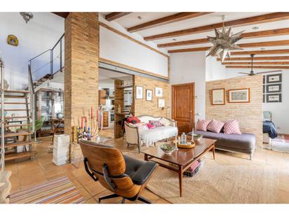 Living room of Attic for sale in  Valencia Capital  with Air Conditioner and Terrace