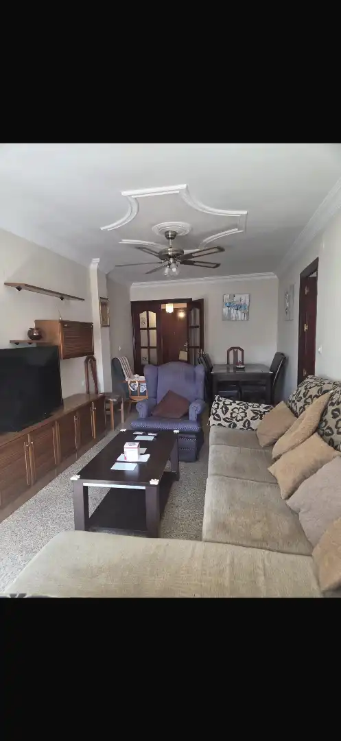 Living room of Flat for sale in Chiclana de la Frontera  with Furnished, Oven and Washing machine