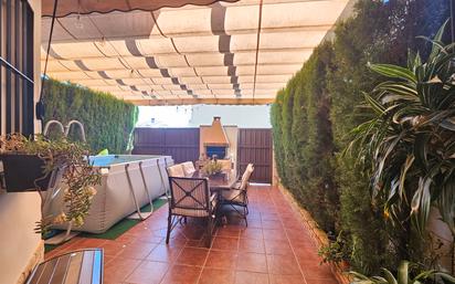 Terrace of Single-family semi-detached for sale in Espartinas  with Air Conditioner