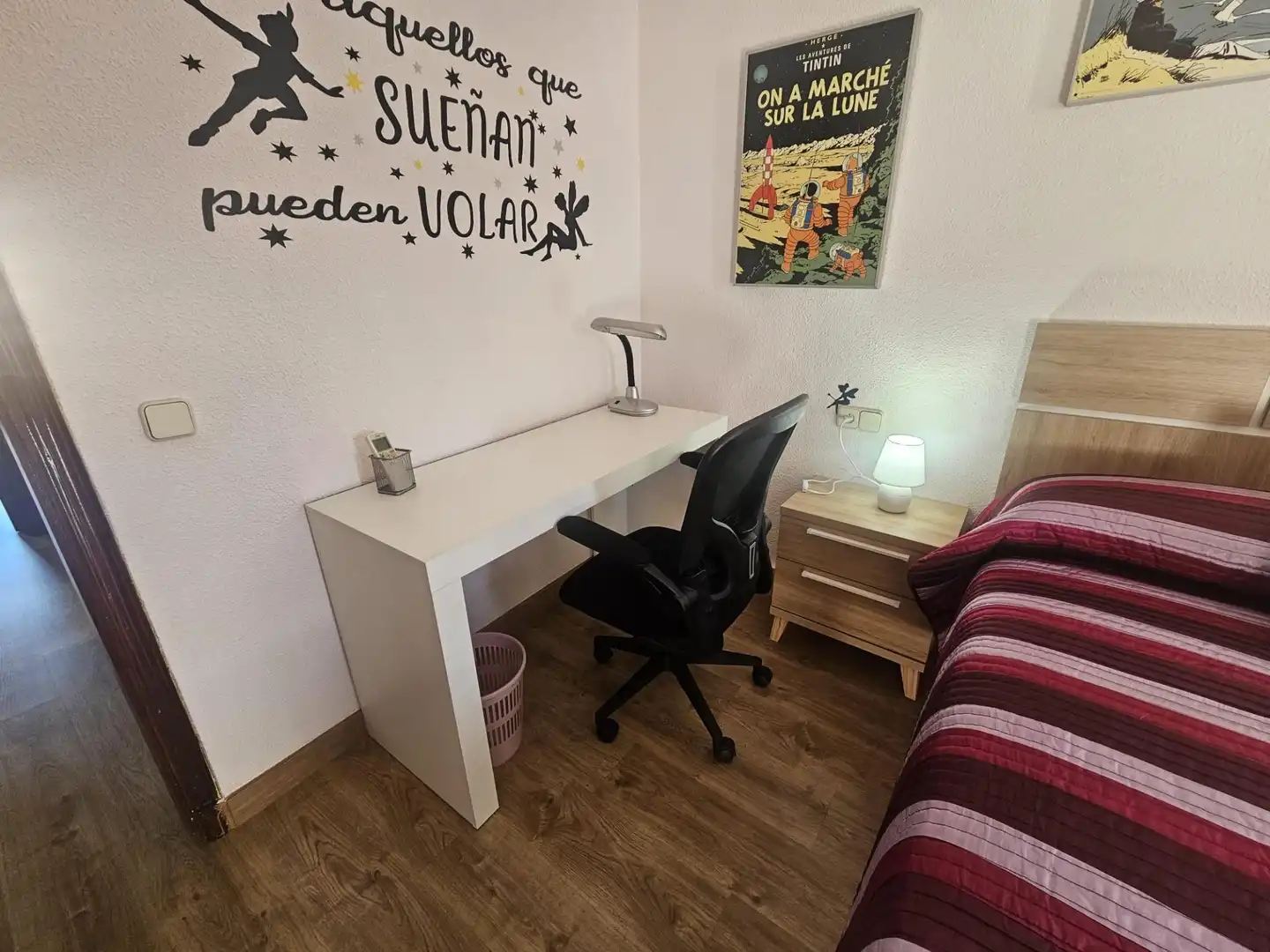 Schlafzimmer von Wohnung zur untervermieten in Cartagena mit Klimaanlage und Möbliert