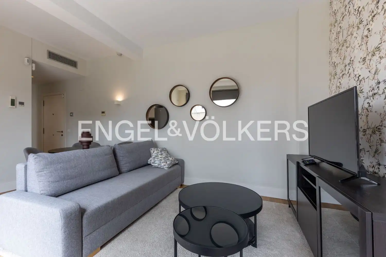 Sala de estar de Piso de alquiler en Valencia con Aire acondicionado, Calefacción y Jardín privado