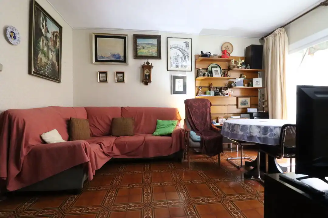 Sala de estar de Piso en venta en Barcelona con Calefacción