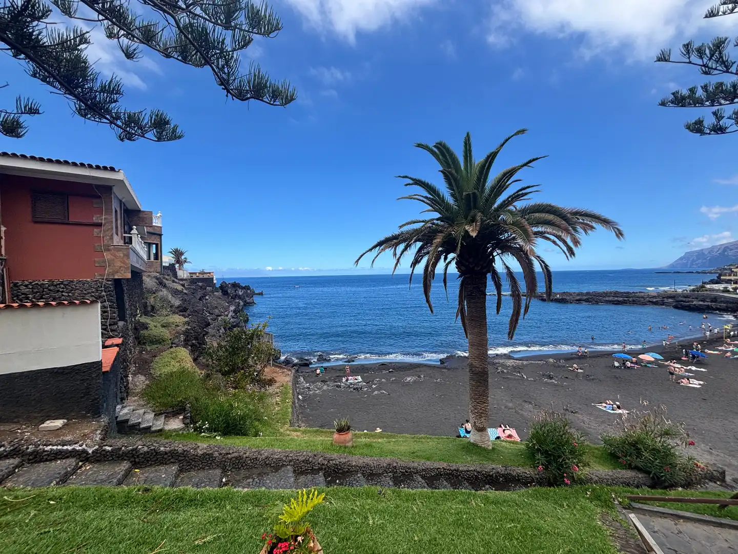Außenansicht von Wohnungen zum Verkauf in Santiago del Teide mit Terrasse, Möbliert und Gemeinschaftspool