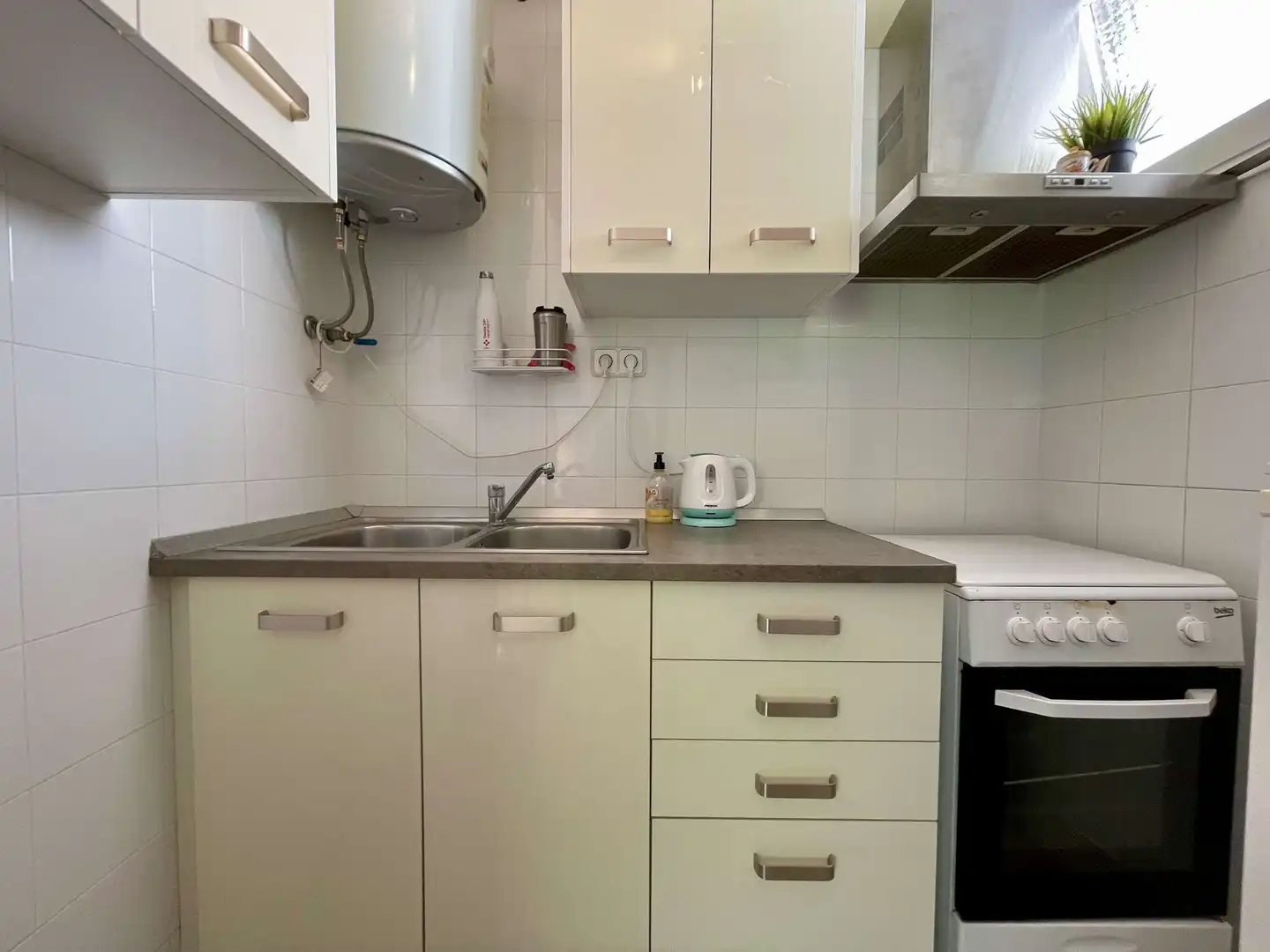 Kitchen of Flat for sale in Son Servera  with Air Conditioner, Furnished and Balcony