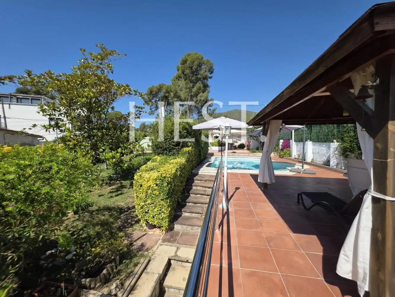 Jardí de Casa o xalet en venda en Castelldefels amb Calefacció, Jardí privat i Parquet