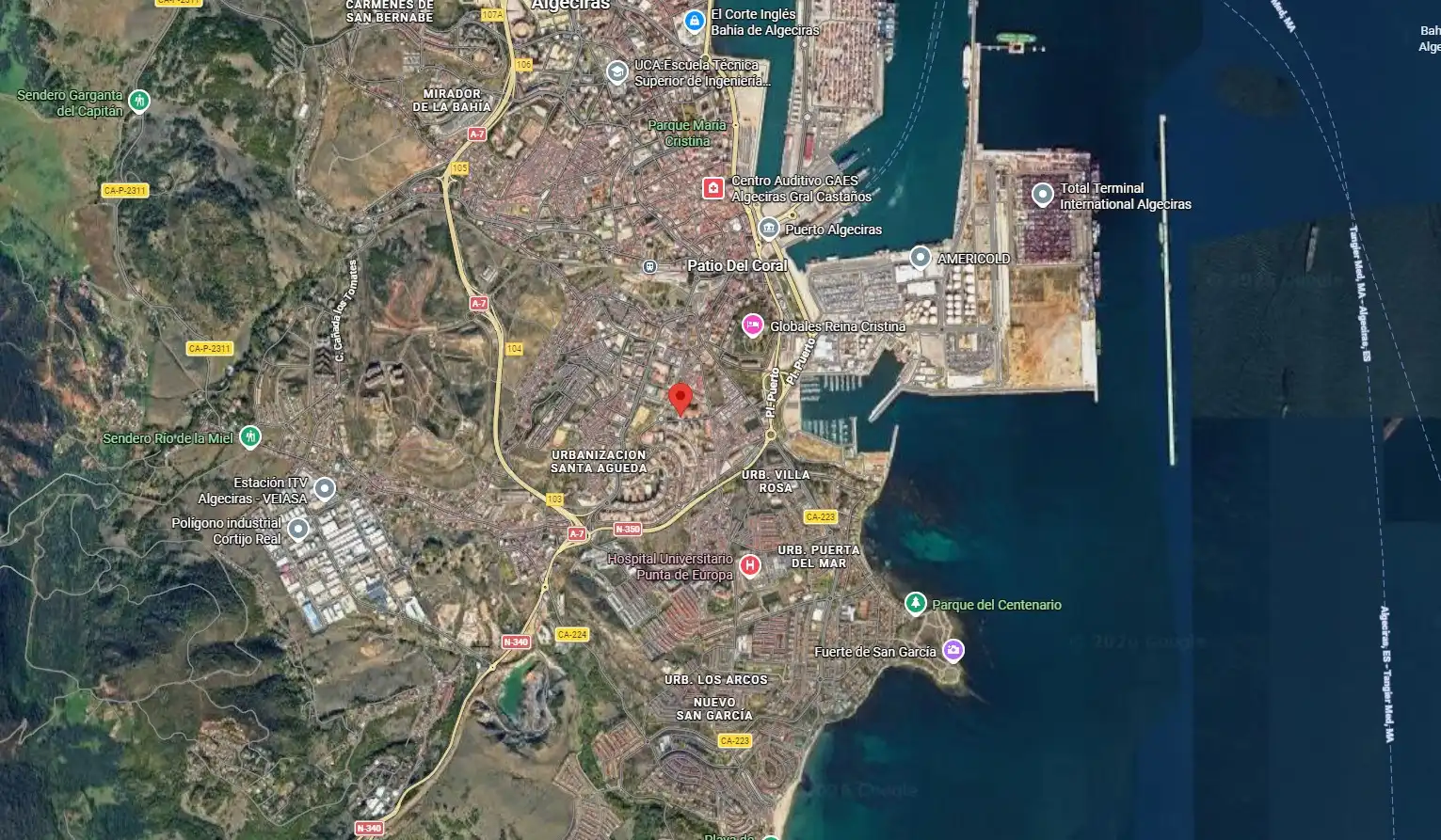 Exterior view of Flat for sale in Algeciras