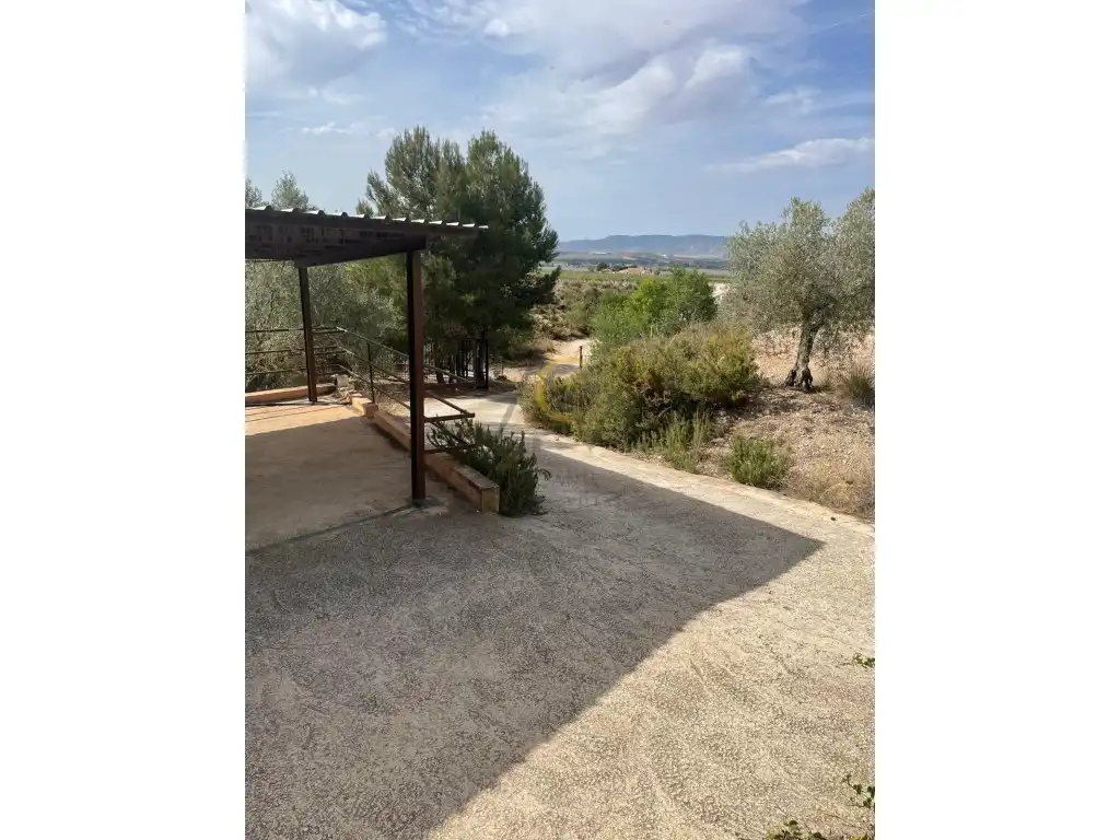Jardí de Finca rústica en venda en Villena amb Aire condicionat, Jardí privat i Piscina