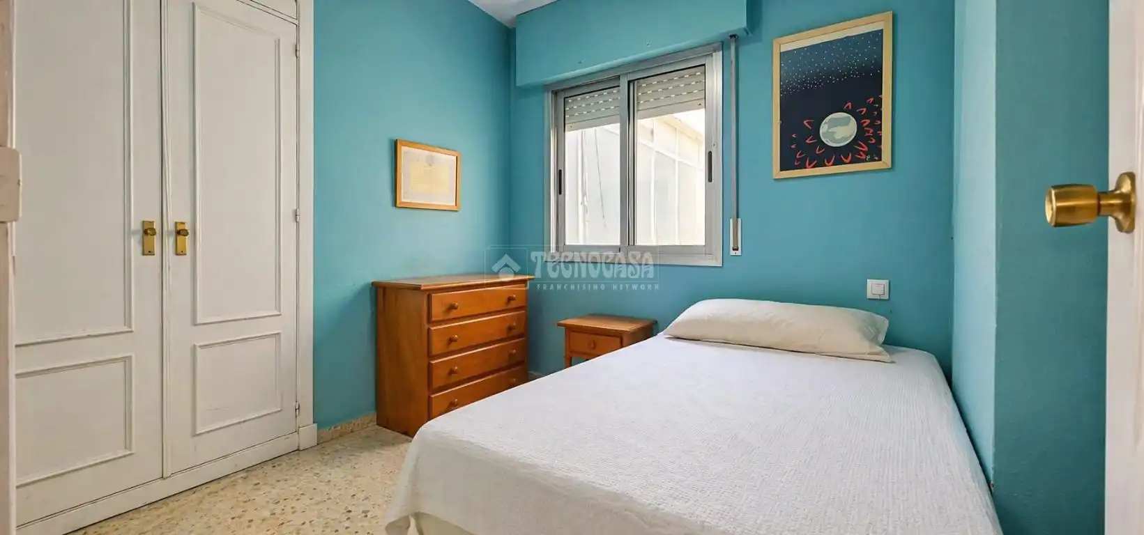 Bedroom of Flat for sale in Sevilla  with Air Conditioner and Terrace