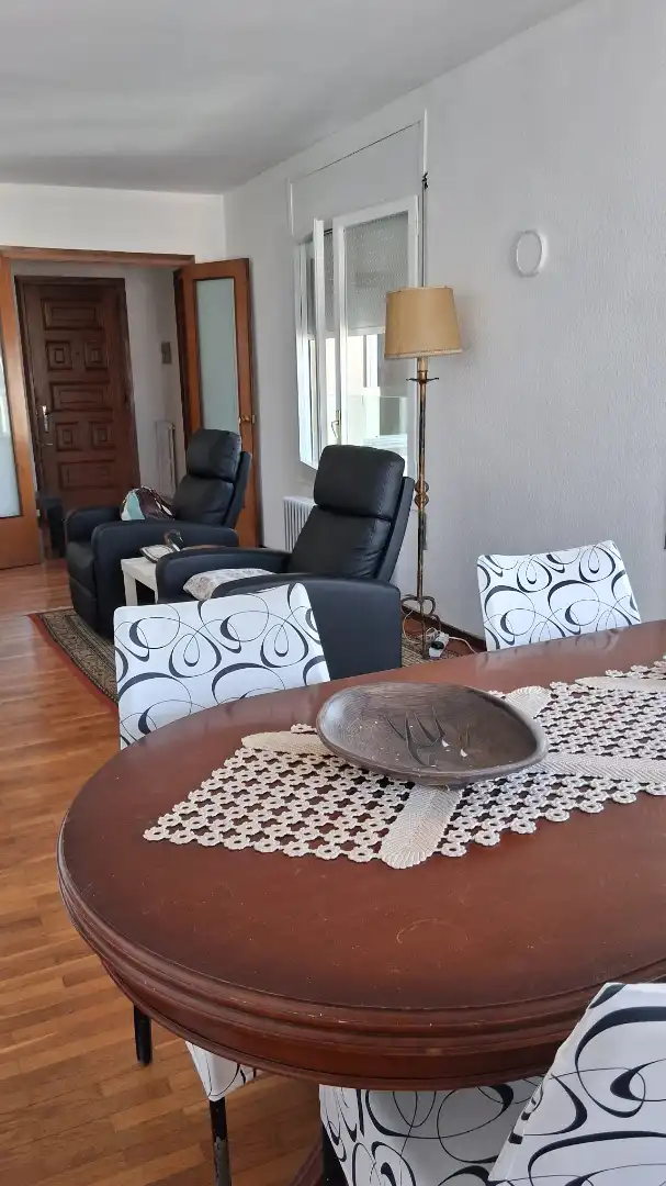 Living room of Flat for rent in Vic  with Heating, Private garden and Furnished