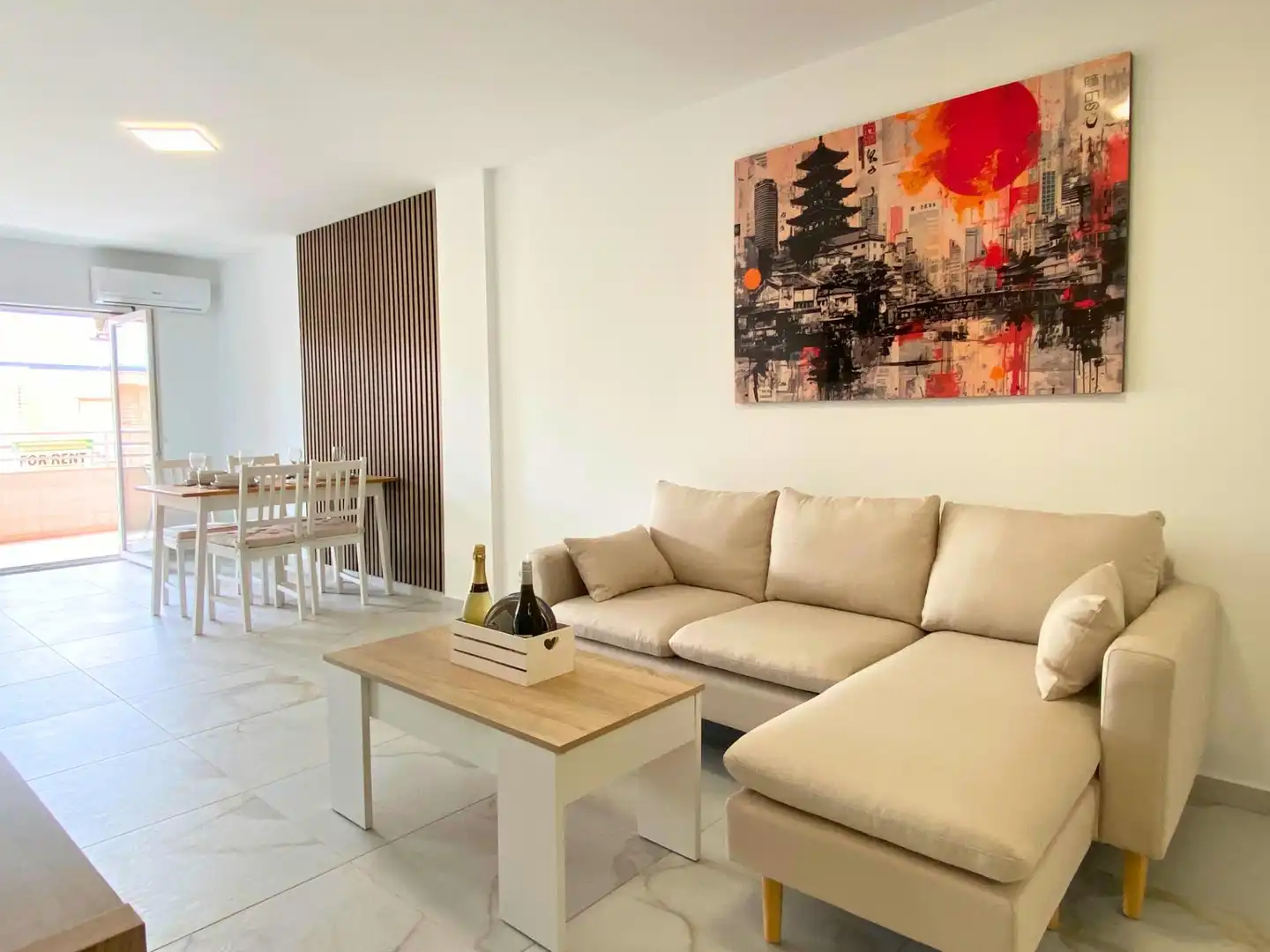 Living room of Flat for sale in Playa del Acequión, Náufragos y Rocío del Mar