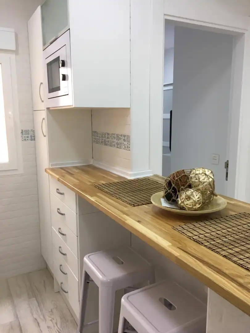 Cocina de Piso de alquiler en Málaga con Aire acondicionado, Amueblado y Horno